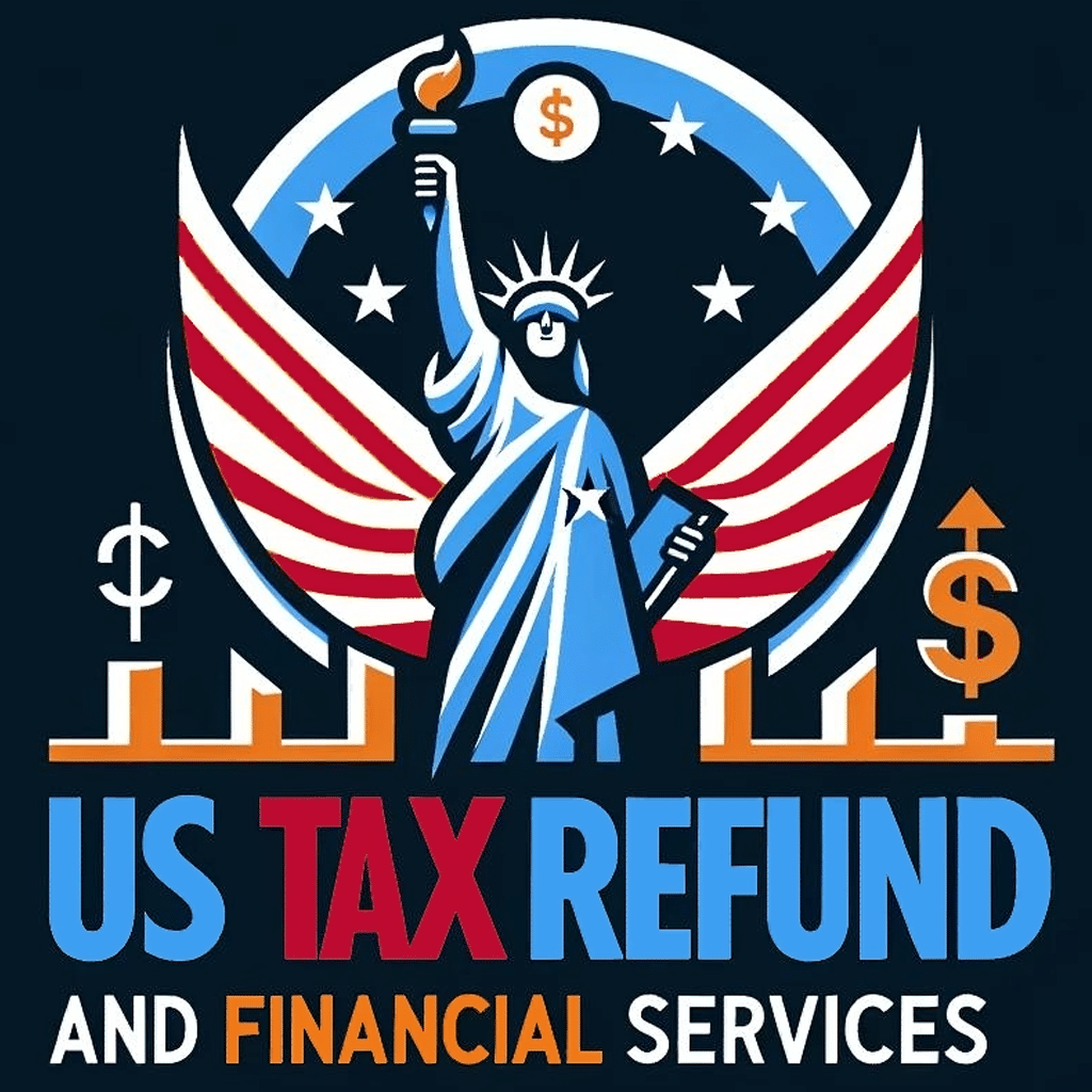 US Tax Refund & Financial Services Logo - Main Header