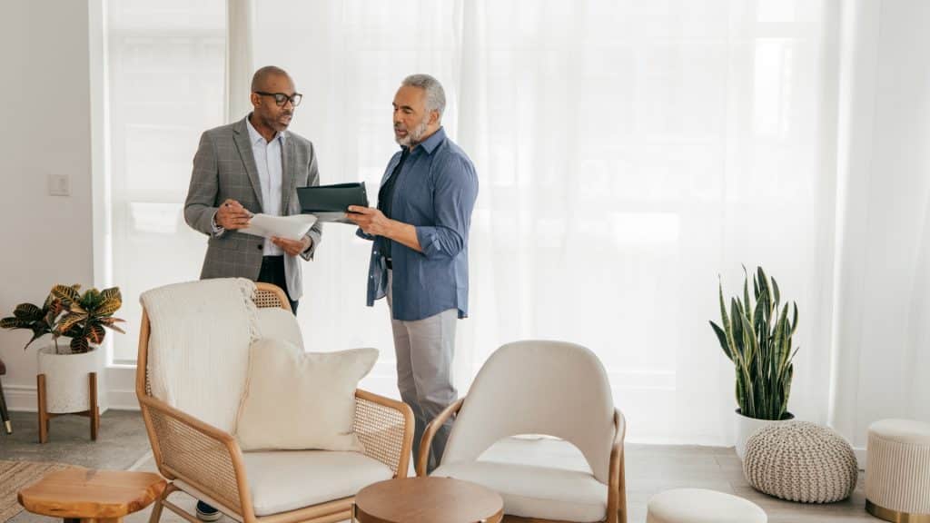 Tax professional reviewing financial documents to maximize tax refund
